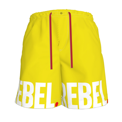 Boardshorts Yellow – 7" Inseam, Lightweight Cotton Poplin