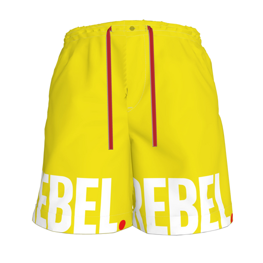 Boardshorts Yellow – 7" Inseam, Lightweight Cotton Poplin
