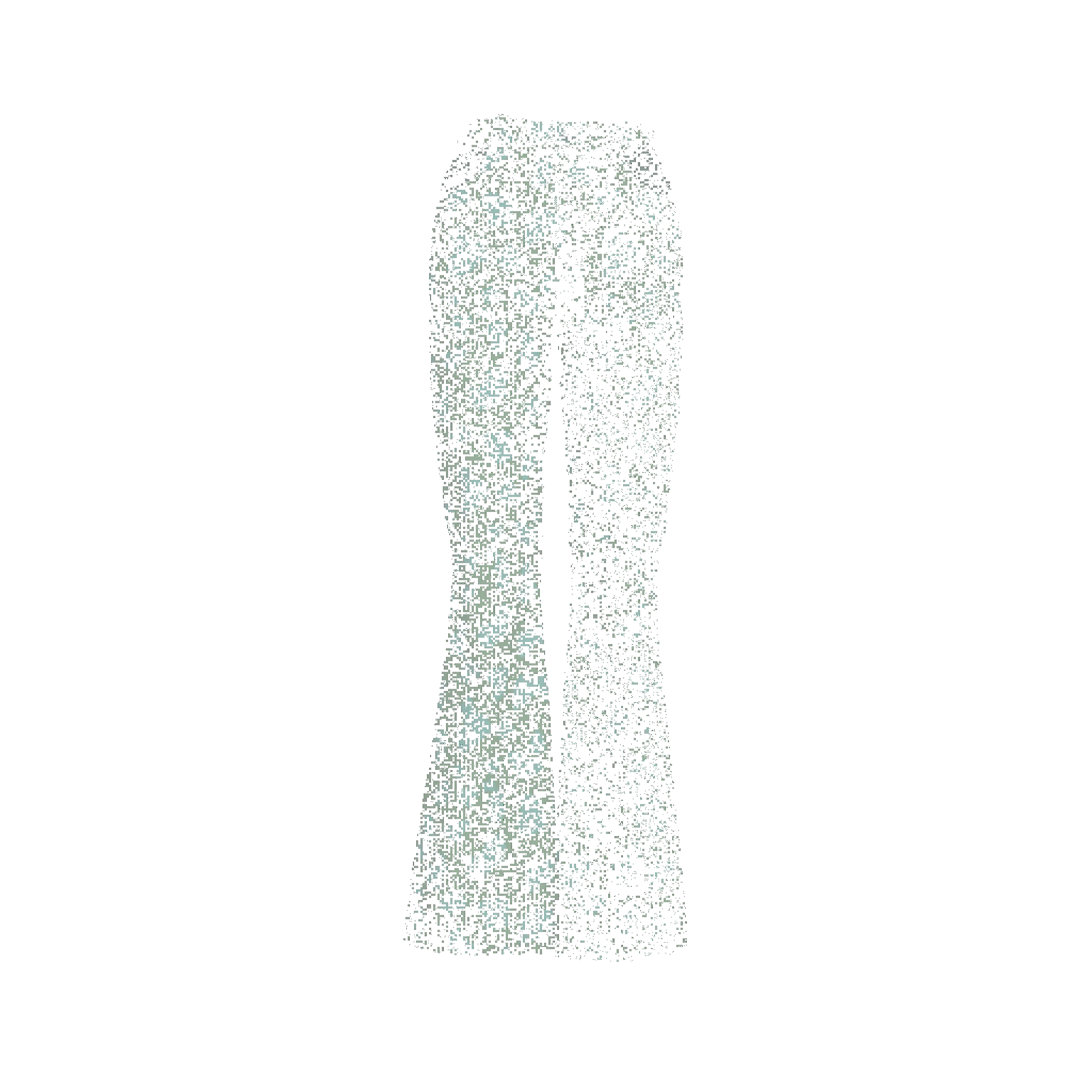 Bell Bottom Jeans in Heavy Stretch Cotton Twill – Digital Abstract Print