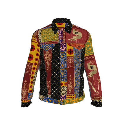 Joan of Arc Exclusive Satin and Denim Jacket