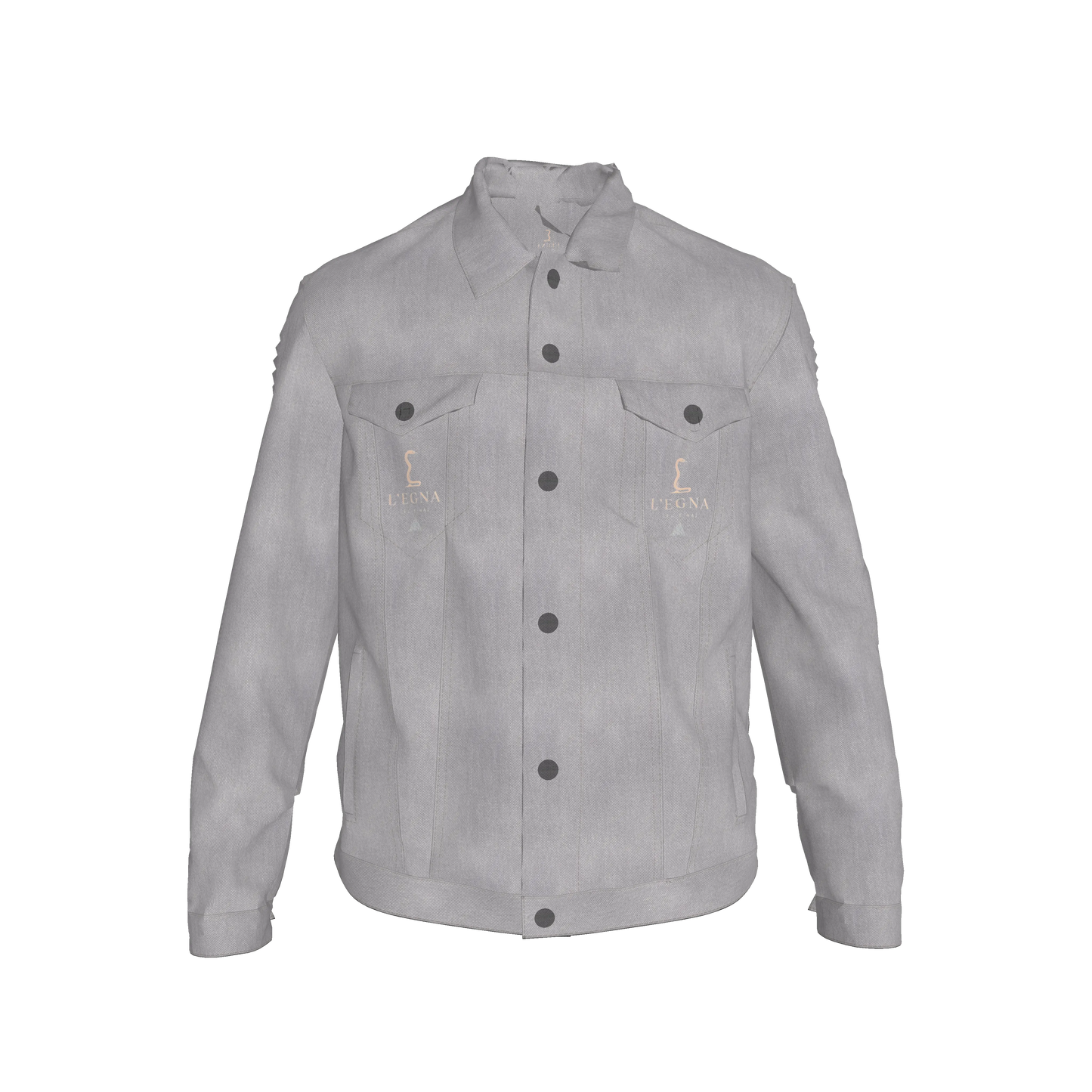 L'EGNA RISING 'DARK GRAY' Jean Jacket Copy