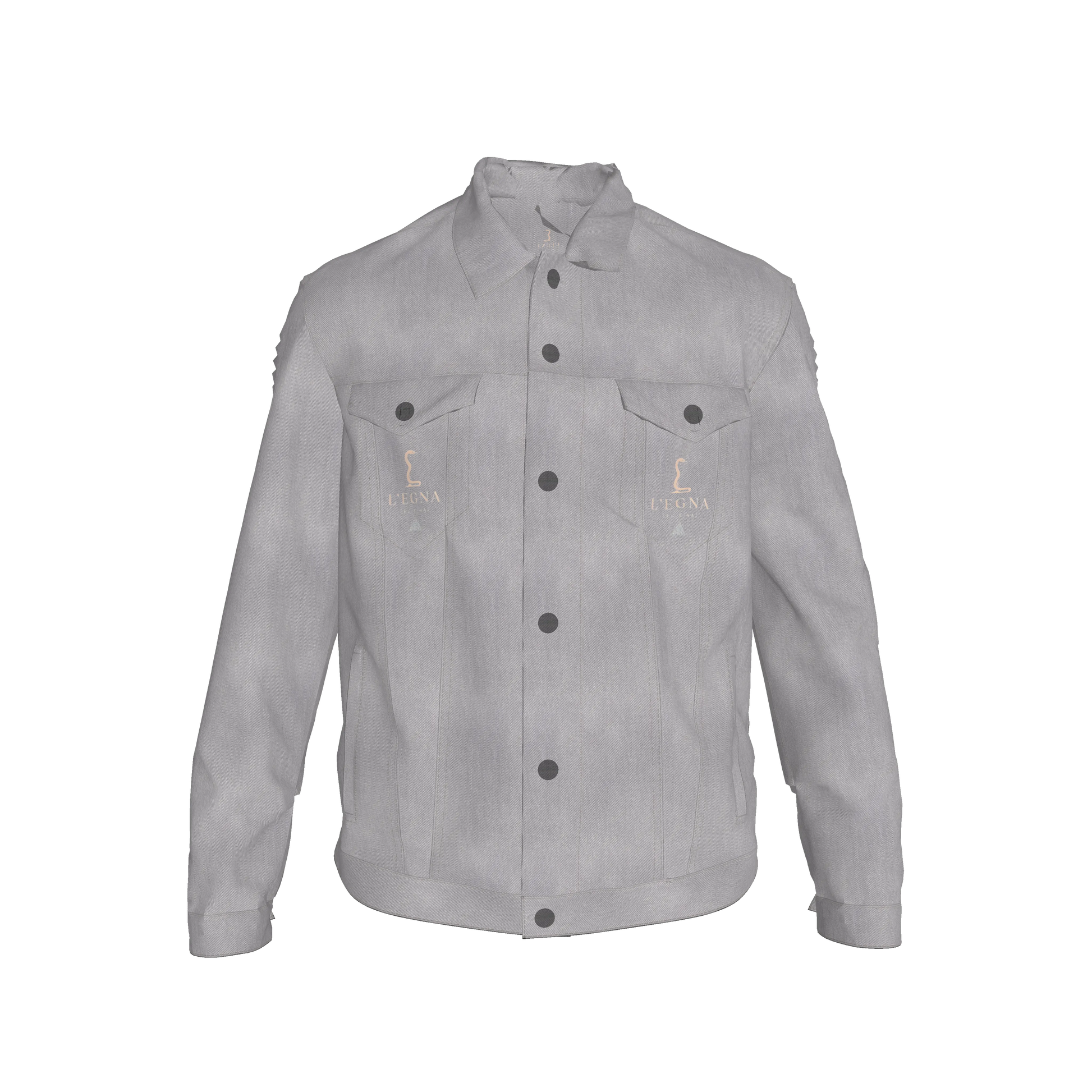 L'EGNA RISING 'DARK GRAY' Jean Jacket Copy