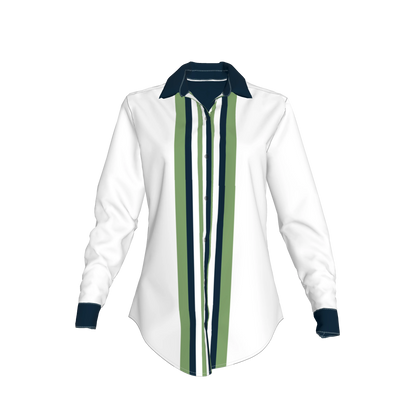 Striped Button Front Shirt