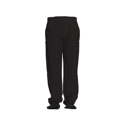 Brown on Black Pinstriped Premium Men’s Pant’s