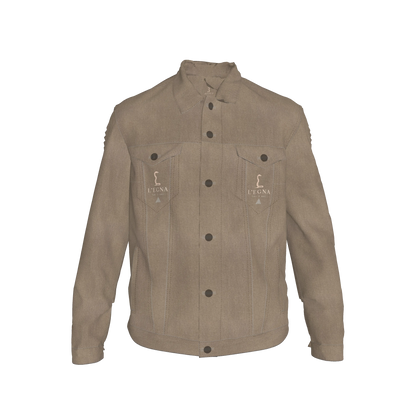 L'EGNA RISING 'DK BLUE ACID' Jean Jacket Copy