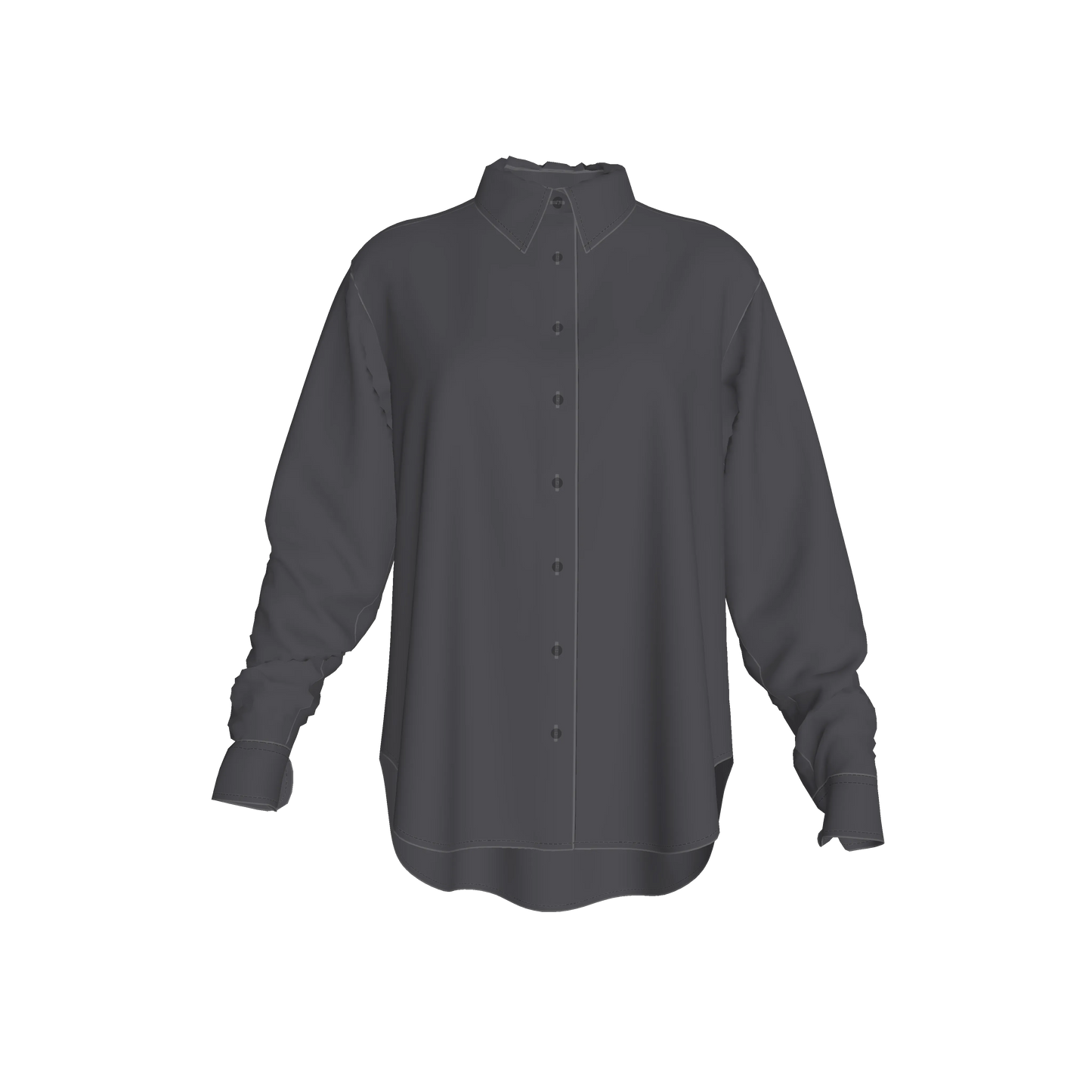 L'EGNA RISING SPARROW'S SHADOW Oversized Button-Up