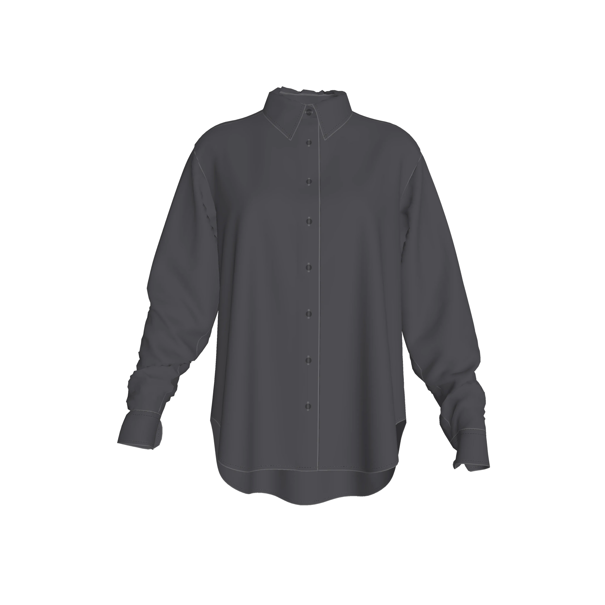 L'EGNA RISING SPARROW'S SHADOW Oversized Button-Up