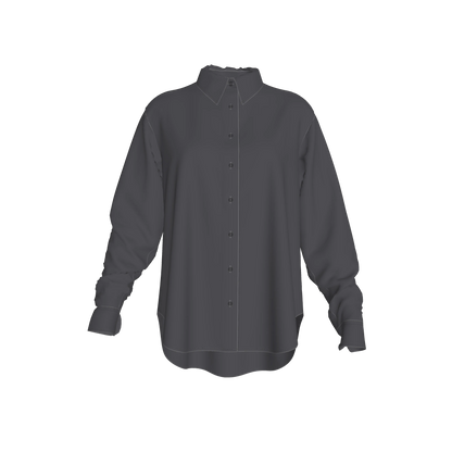 L'EGNA RISING SPARROW'S SHADOW Oversized Button-Up