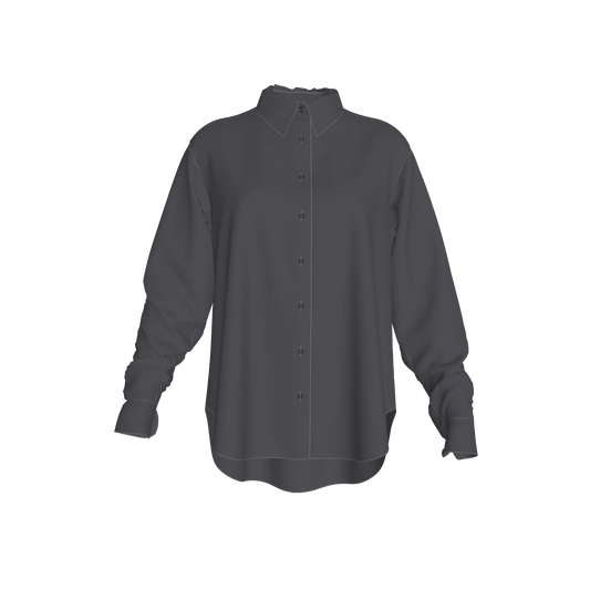 L'EGNA RISING SPARROW'S SHADOW Oversized Button-Up