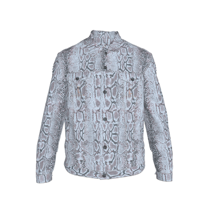 L'EGNA RISING 'SNAKESKIN' Jean Jacket