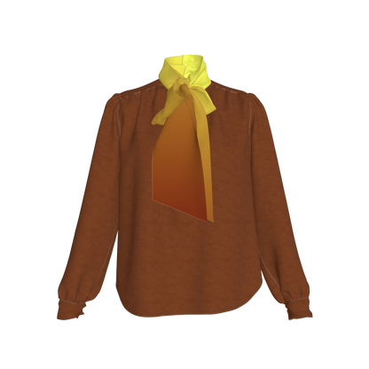 Bow Blouse in Pima Cotton Poplin