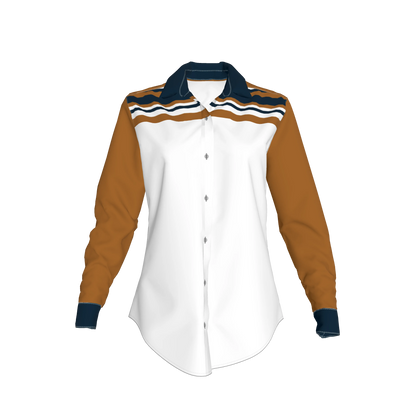 Striped Button Front Shirt