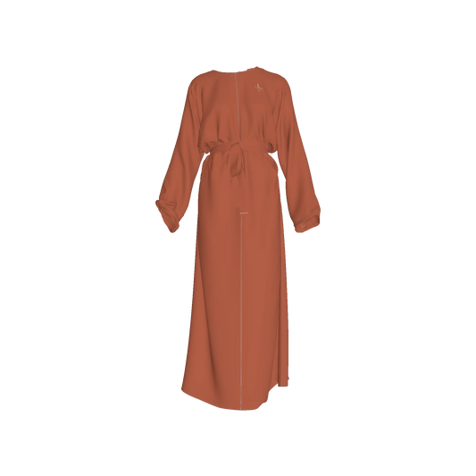 L'EGNA RISING Abaya Dress (RUST)