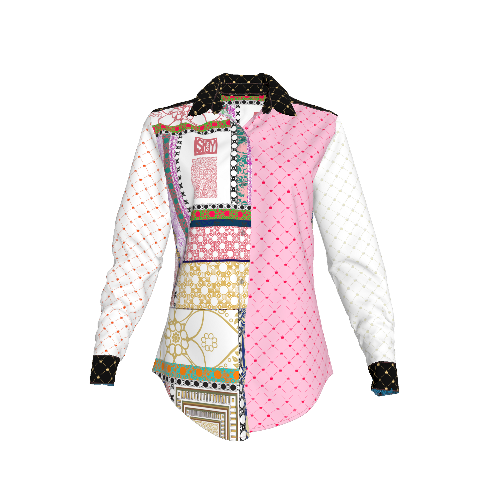 Shoosty V3 Paloma V4 Woman’s Dress Shirt – Silk Stretch Charmeuse