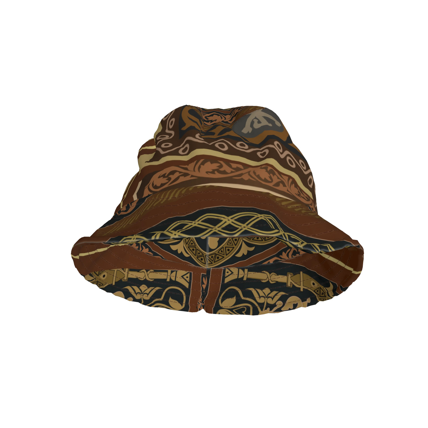 Printed Heavy Stretch Cotton Twill Bucket Hat