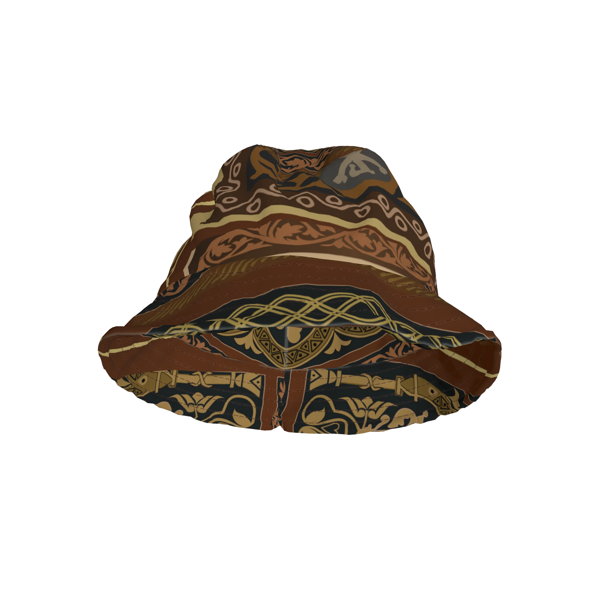 Printed Heavy Stretch Cotton Twill Bucket Hat