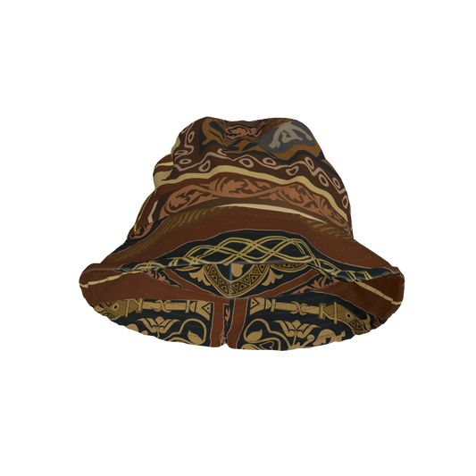 Printed Heavy Stretch Cotton Twill Bucket Hat