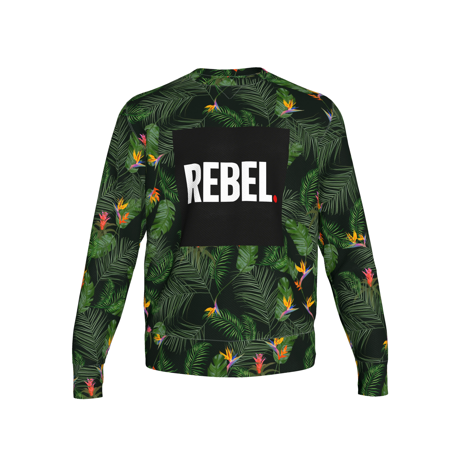 Tailored Crewneck Sweatshirt – Tropical Rebel Print