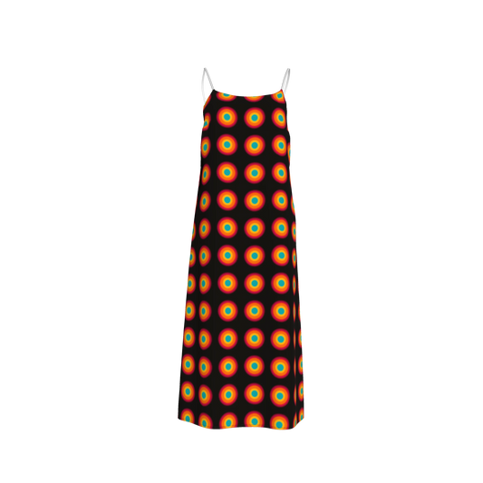 Organic Cotton Twill Slip Dress – Black