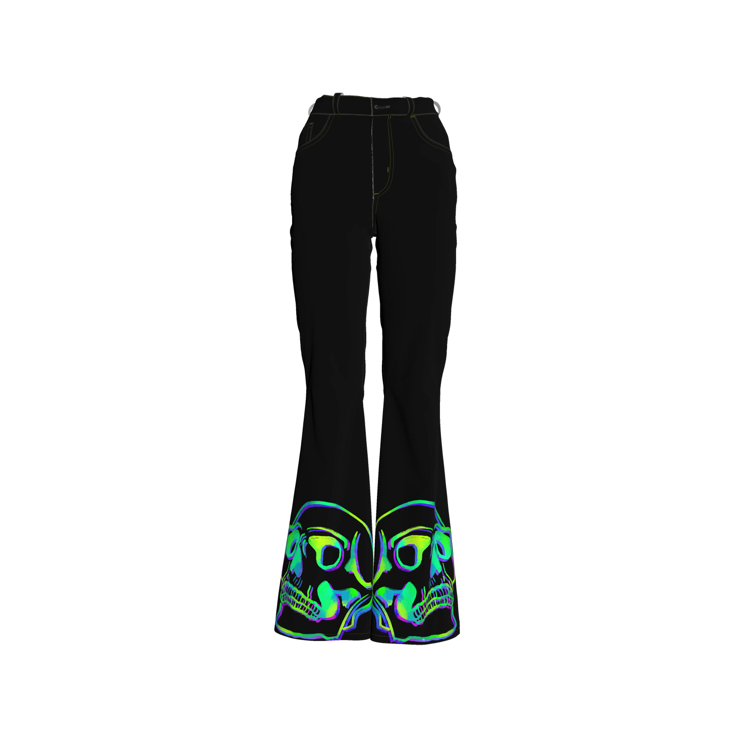 Glo-skull Bellbottoms
