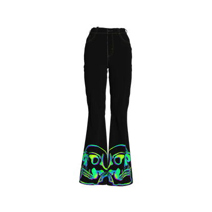 Glo-skull Bellbottoms