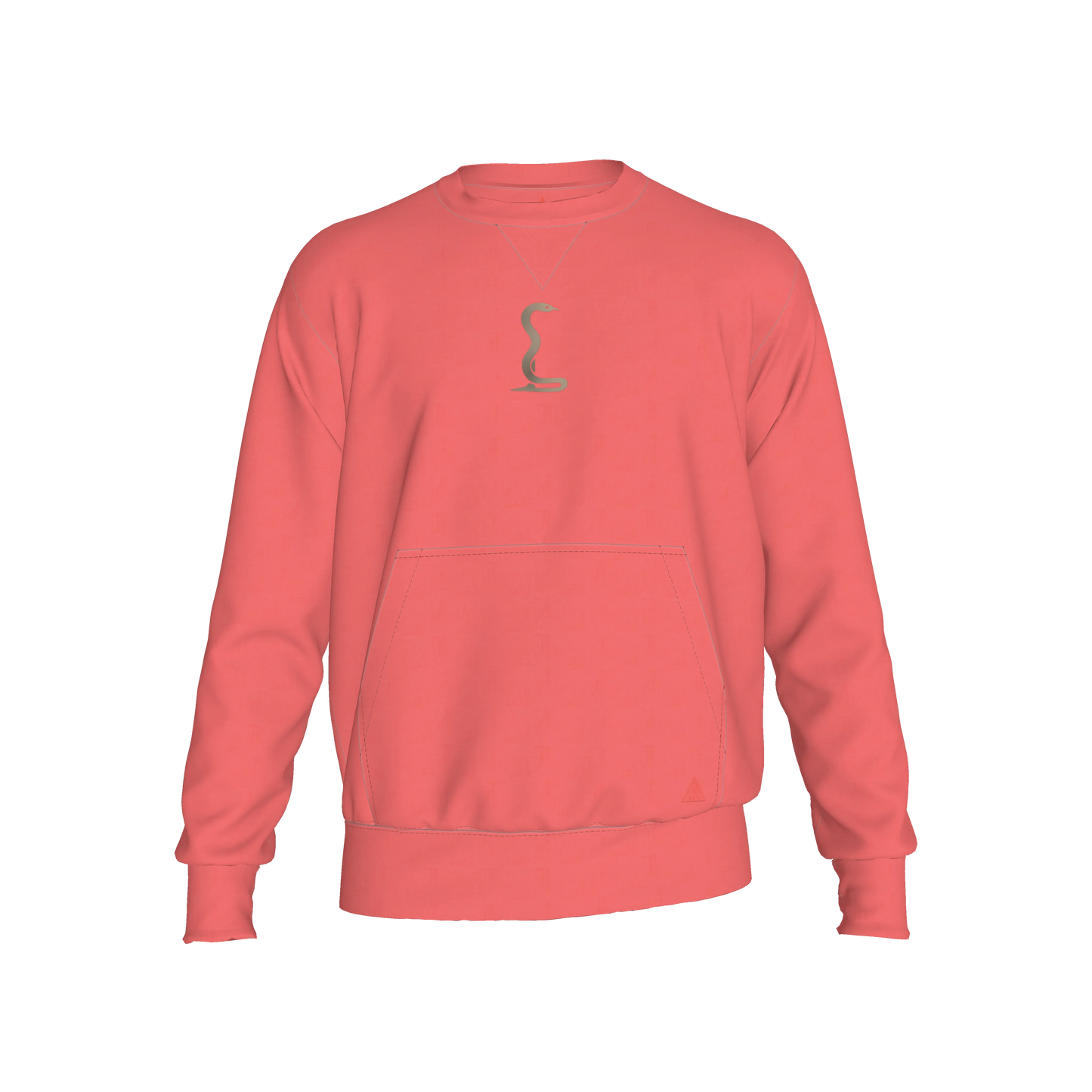 L'EGNA RISING 'Rose Blush Veil' Crewneck Sweater (WATERMELON PINK)