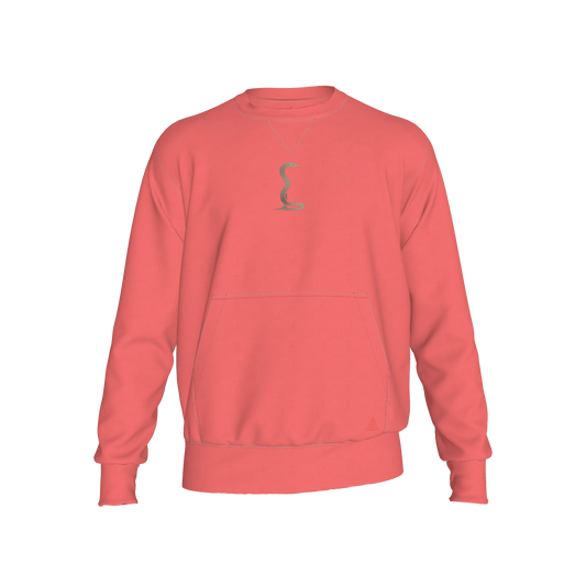 L'EGNA RISING 'Rose Blush Veil' Crewneck Sweater (WATERMELON PINK)