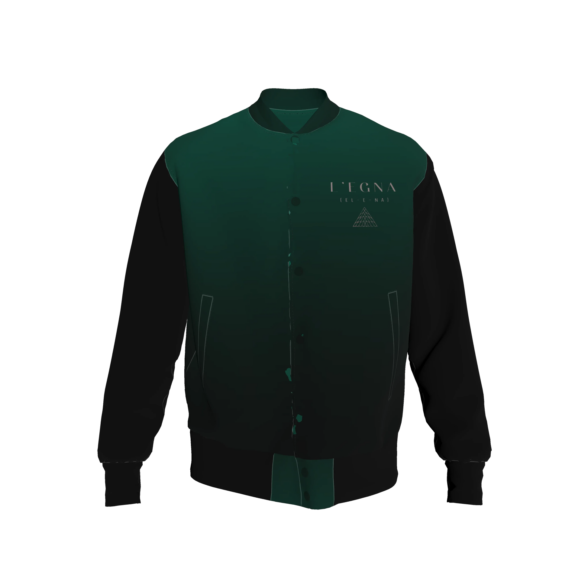 L'EGNA RISING (SIGNATURE  EMBLEM) VARSITY JACKET