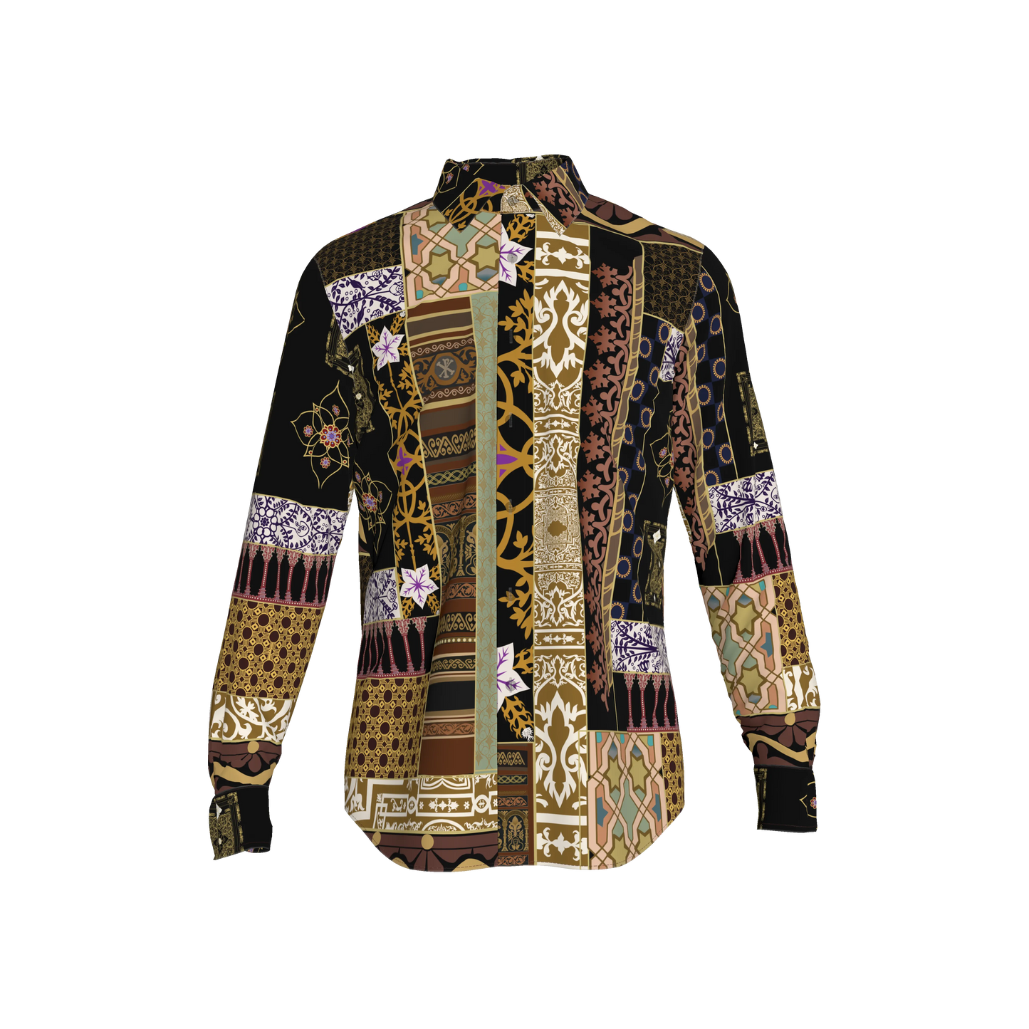 Andre Collection Dress Shirt with French Collar - Pima Cotton Poplin