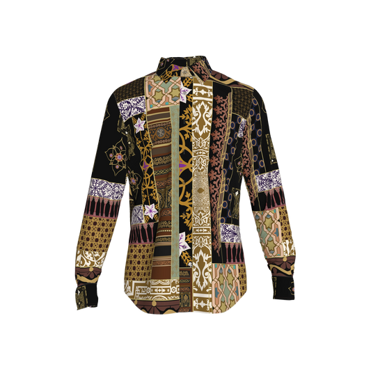 Andre Collection Dress Shirt with French Collar - Pima Cotton Poplin