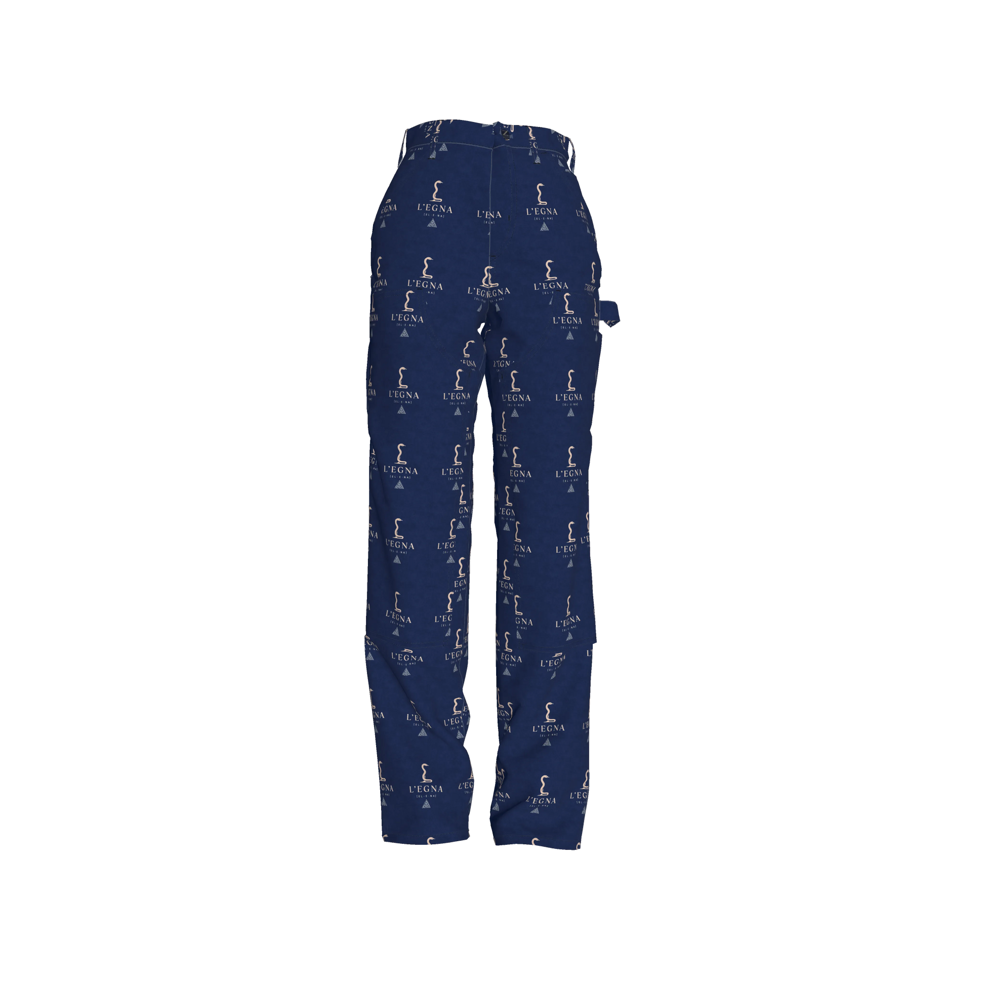 L'EGNA RISING BLUEBLOOD Carpenter Denim (ALL OVER PRINT)