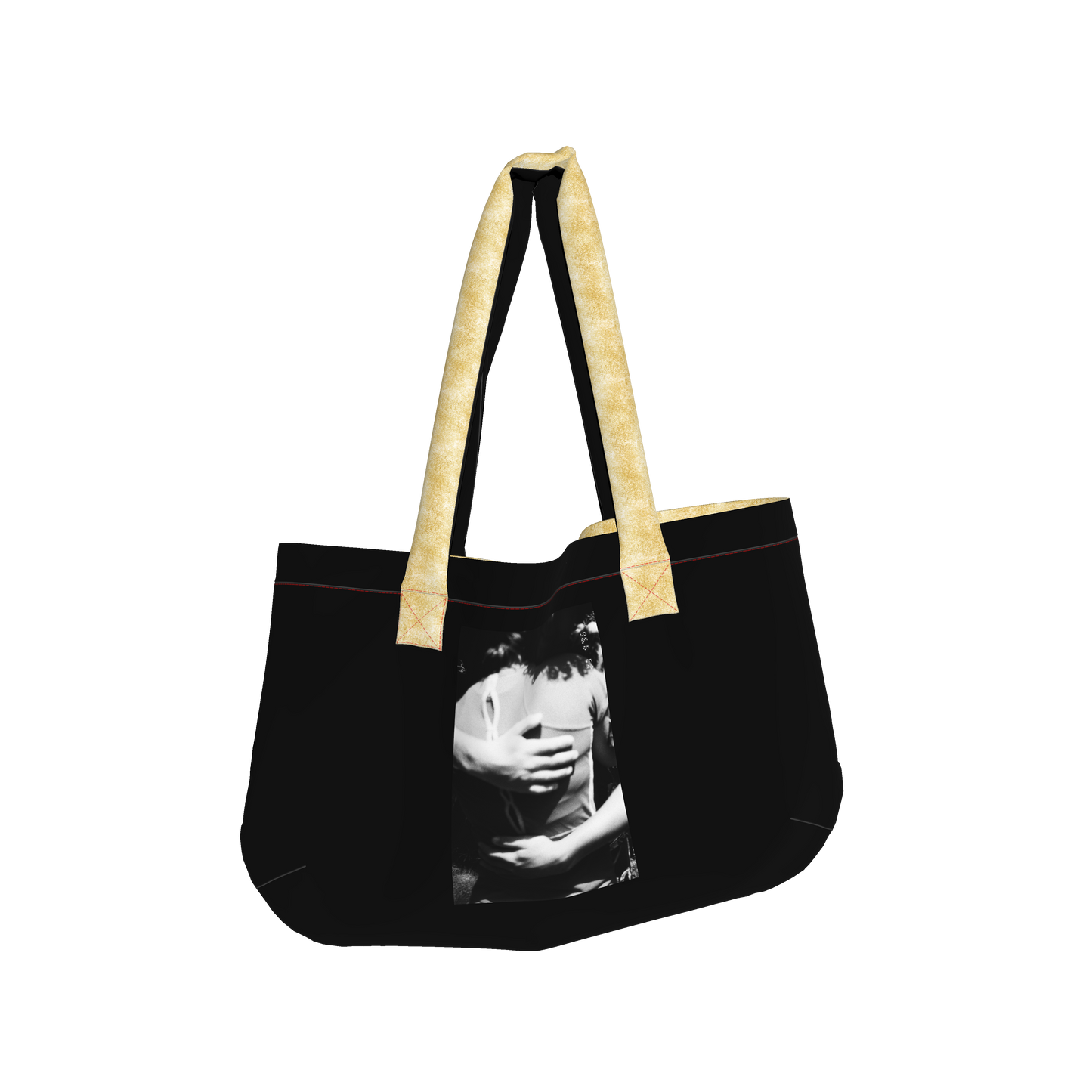 large tote bag - abrazos large tote bag  in Stretch Organic Cotton Twill