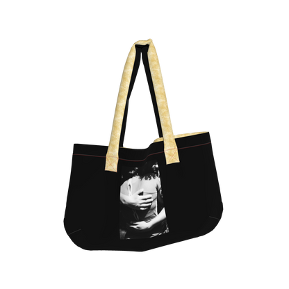 large tote bag - abrazos large tote bag  in Stretch Organic Cotton Twill