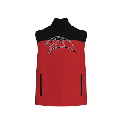 Invert plain knit vest