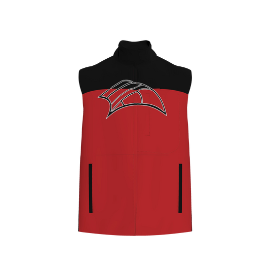 Invert plain knit vest