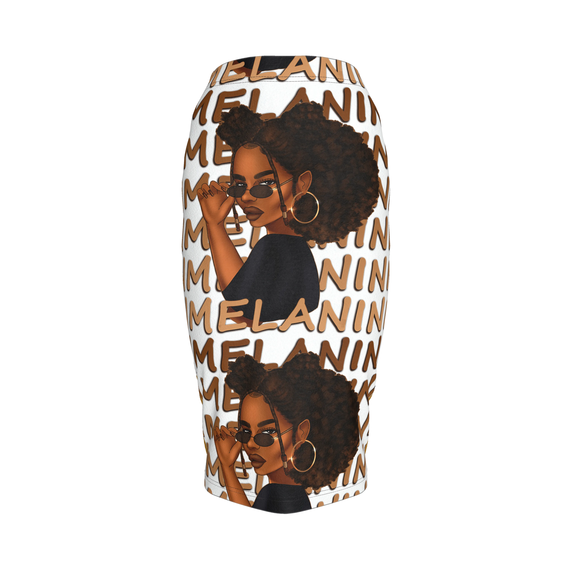 Body Con Short Knit Skirt – Melanin Muse Edition