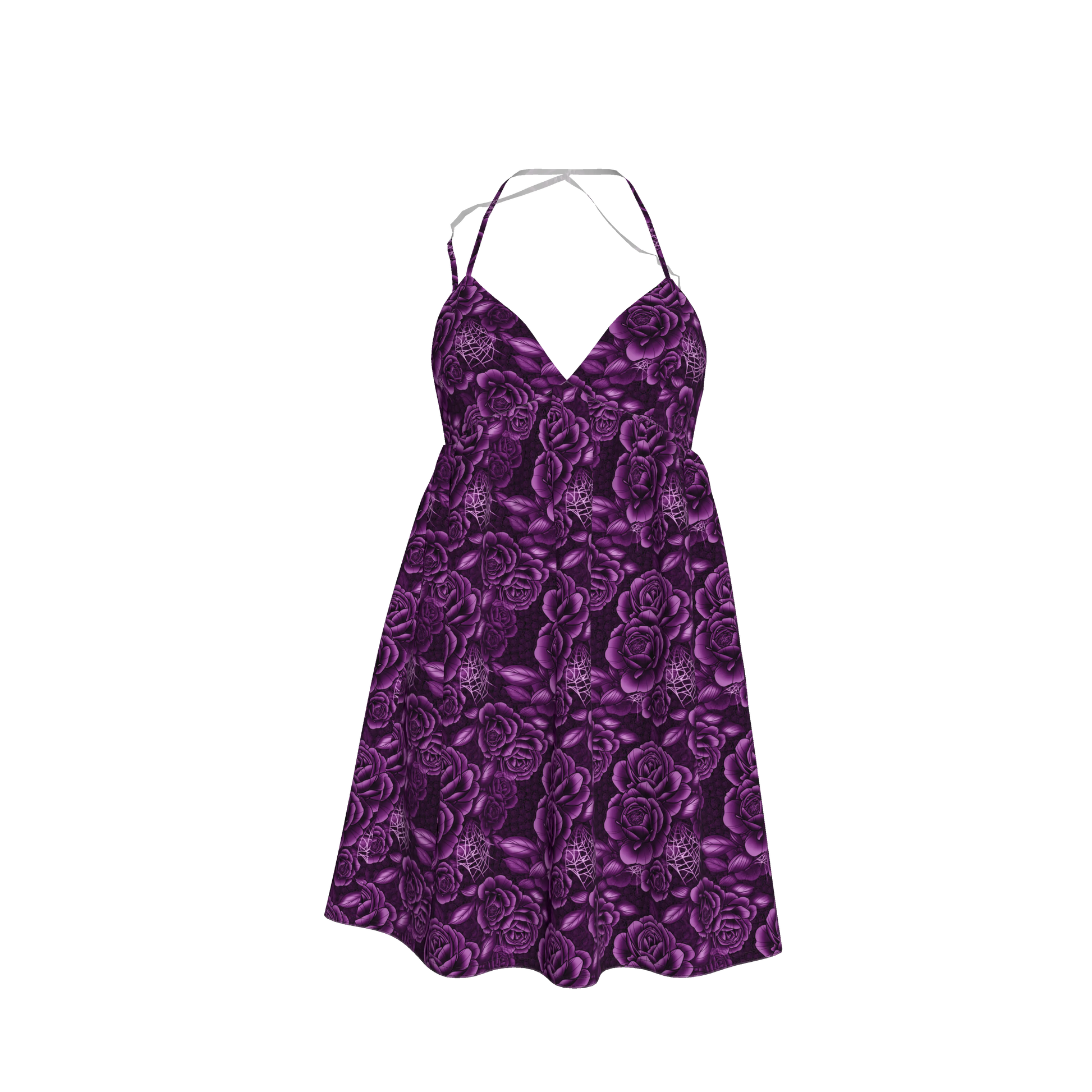 Purple Baby Doll Dress