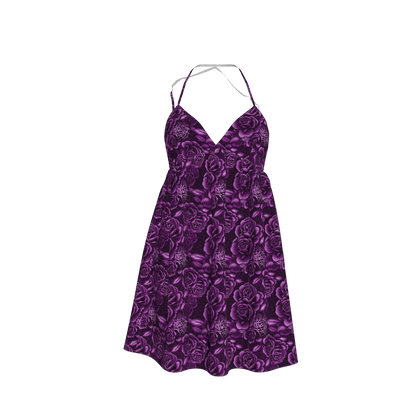 Purple Baby Doll Dress