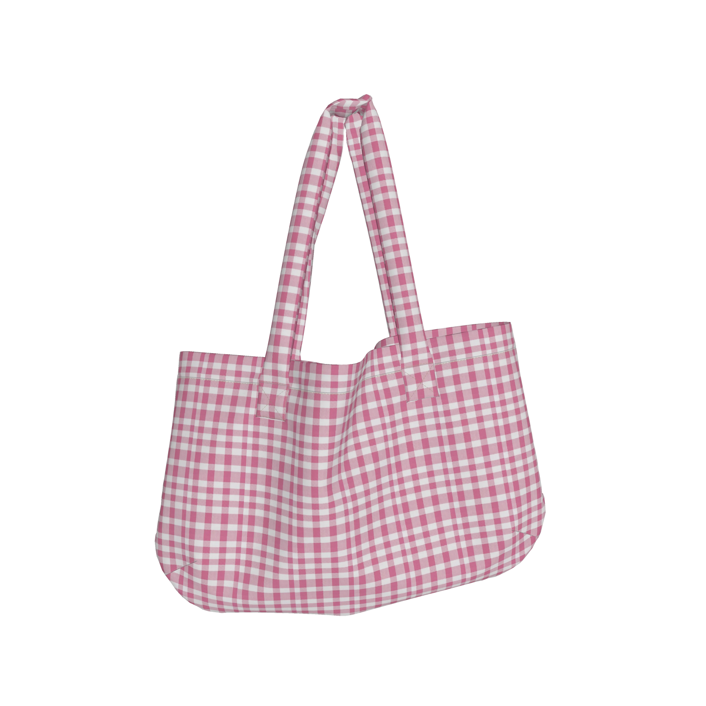 Large Tote Bag in Heavyweight Stretch Cotton Denim