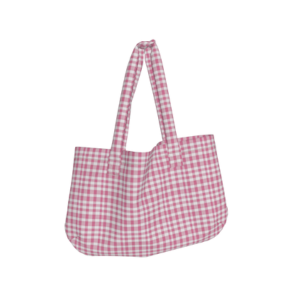 Large Tote Bag in Heavyweight Stretch Cotton Denim