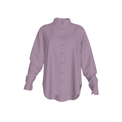 L'EGNA RISING "OVERSIZED" Button-Up (LAVENDER)