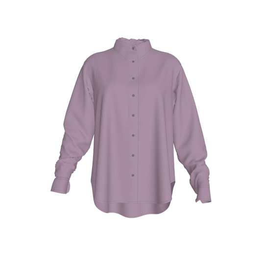 L'EGNA RISING "OVERSIZED" Button-Up (LAVENDER)