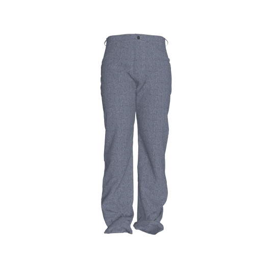 L'EGNA RISING (DK BLUE ACID) FLARE JEANS