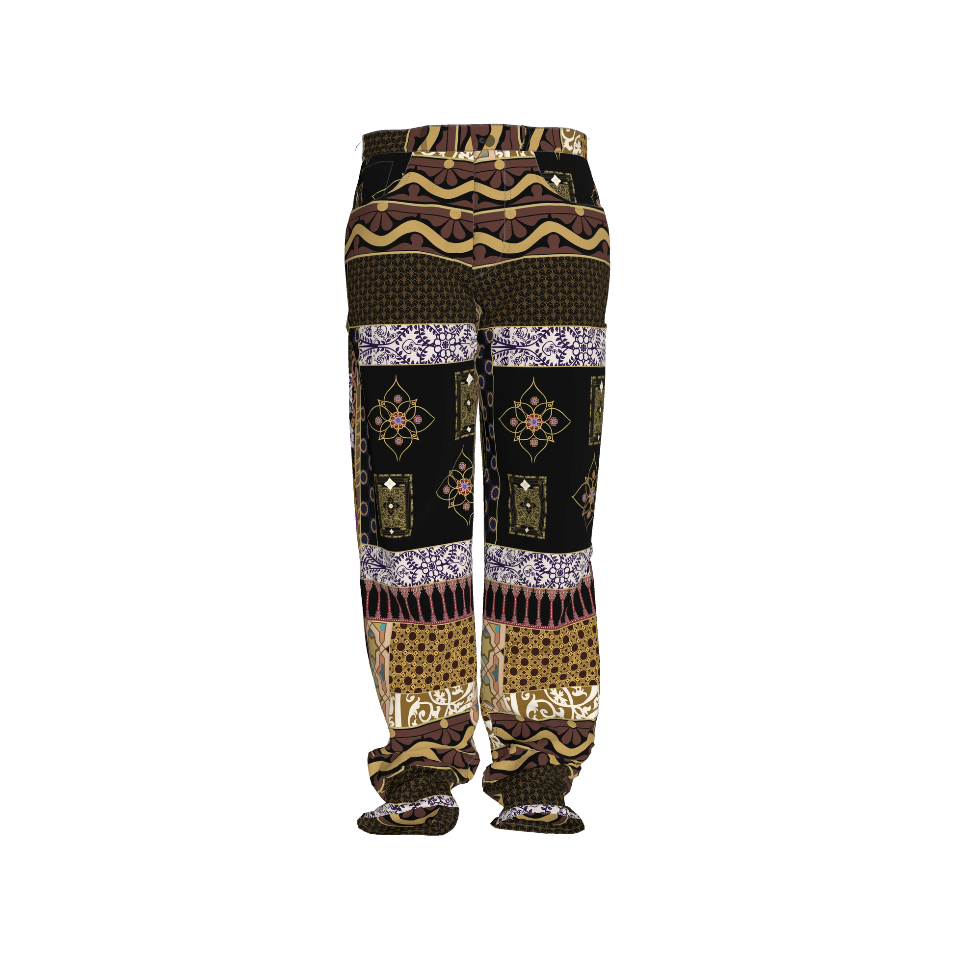 Andre Relaxed Fit Jeans in Heavy Stretch Cotton Twill