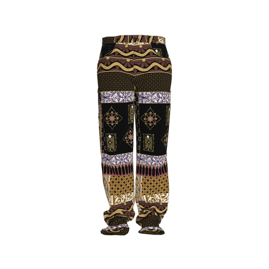 Andre Relaxed Fit Jeans in Heavy Stretch Cotton Twill