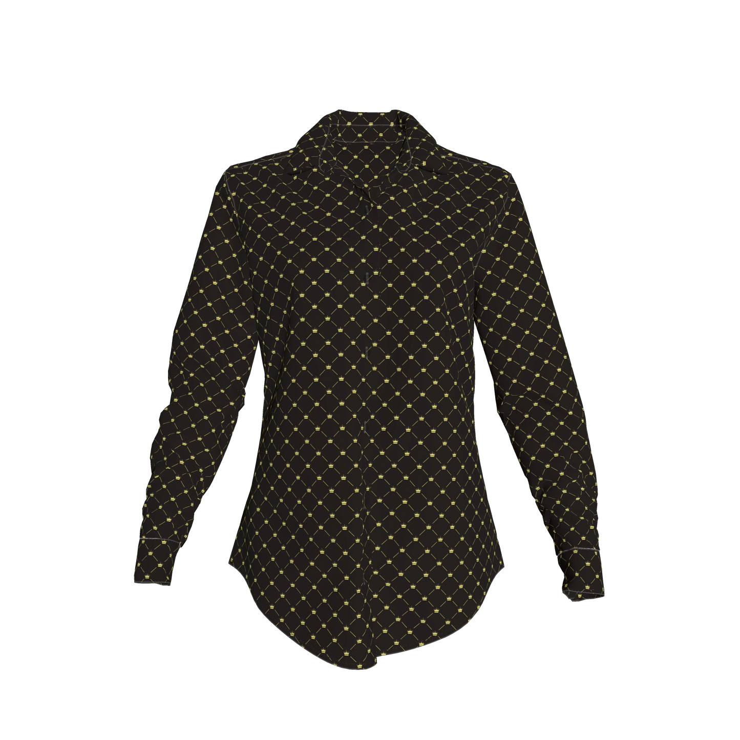 Button Front Shirt in Soft-Structured Linen