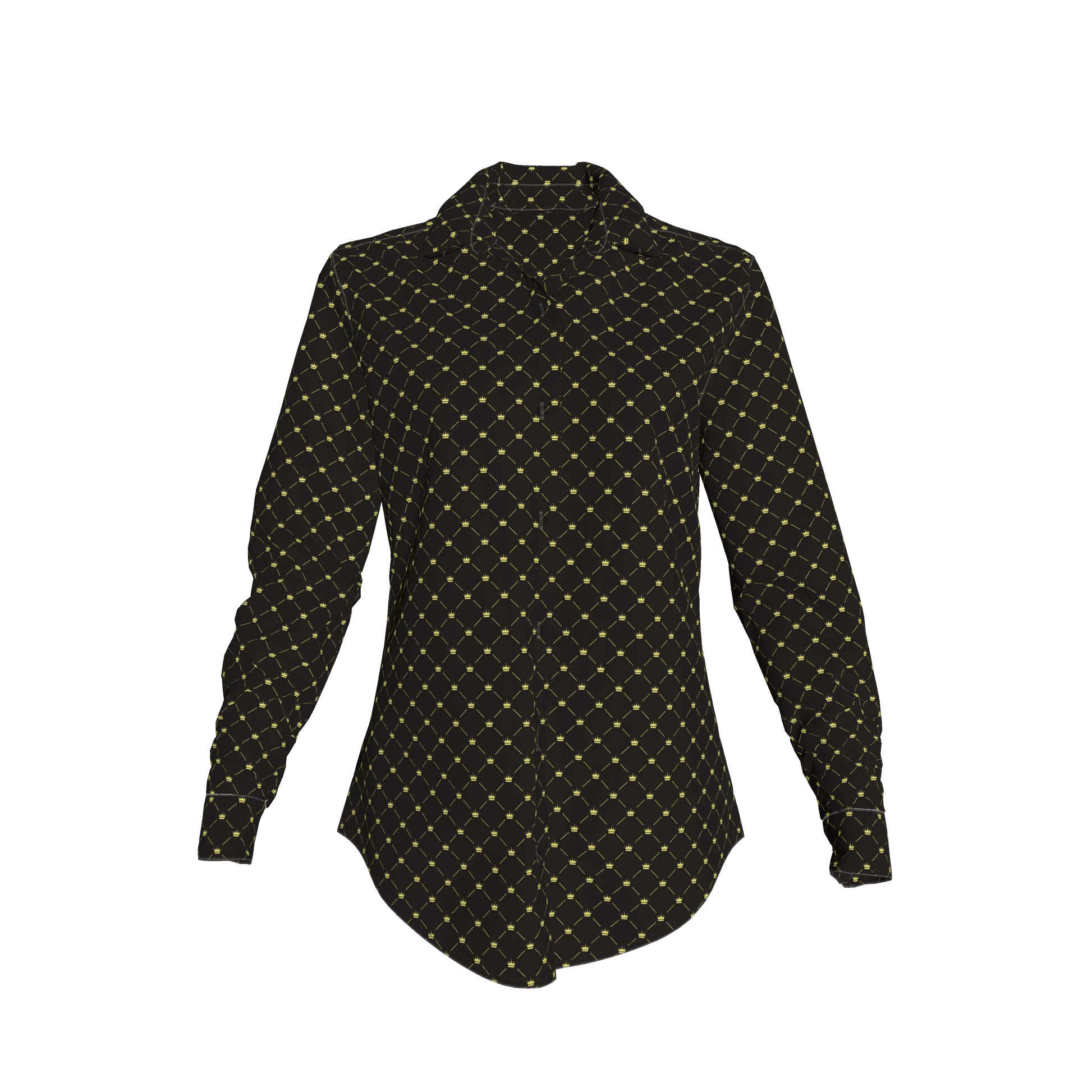 Button Front Shirt in Soft-Structured Linen