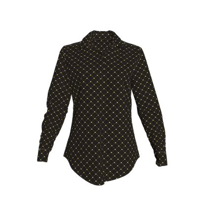 Button Front Shirt in Soft-Structured Linen