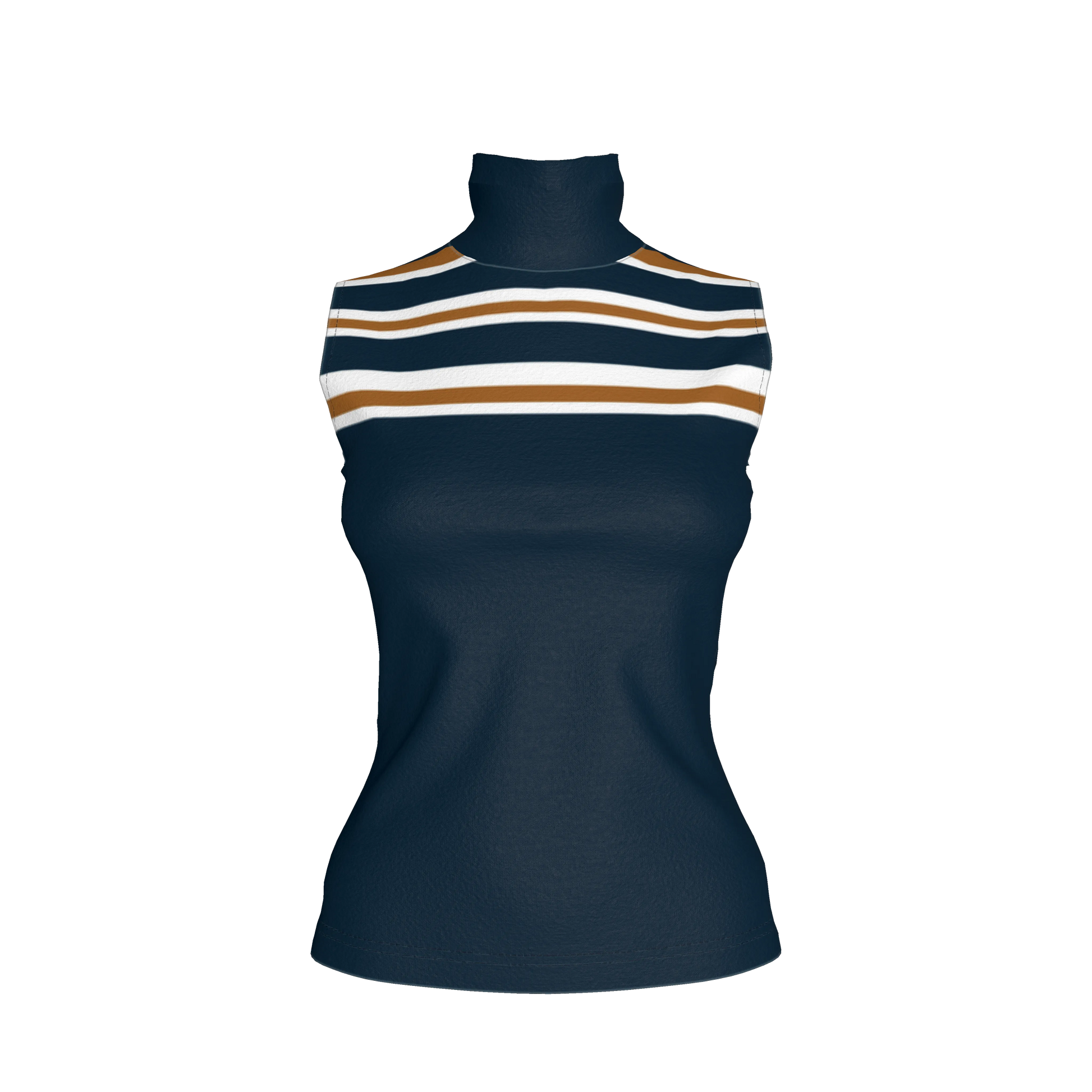 Sleeveless Turtleneck 