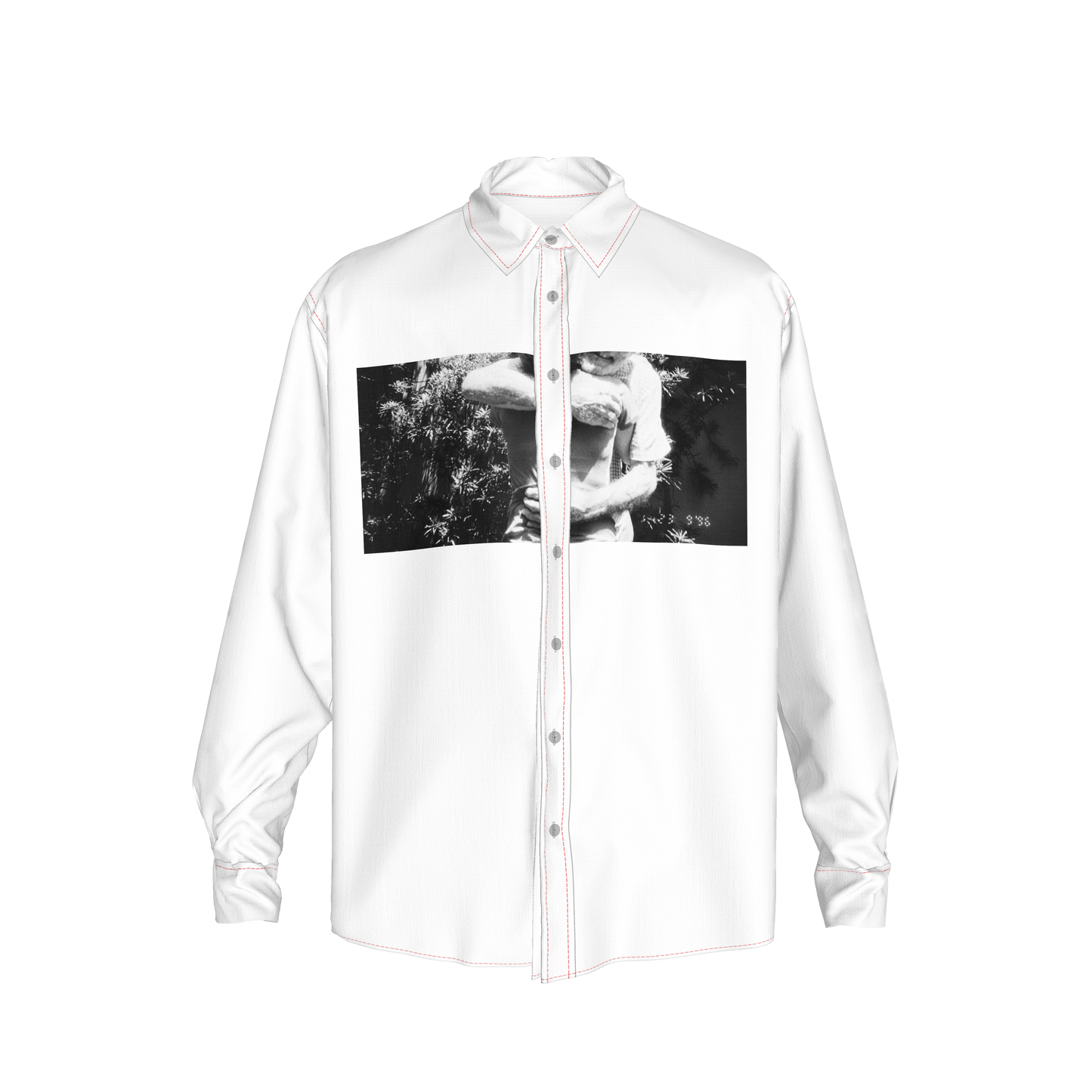 abrazos white button up shirt